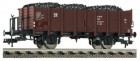 521601 Fleischmann 2 axle Gondola car with brake platform type Omu